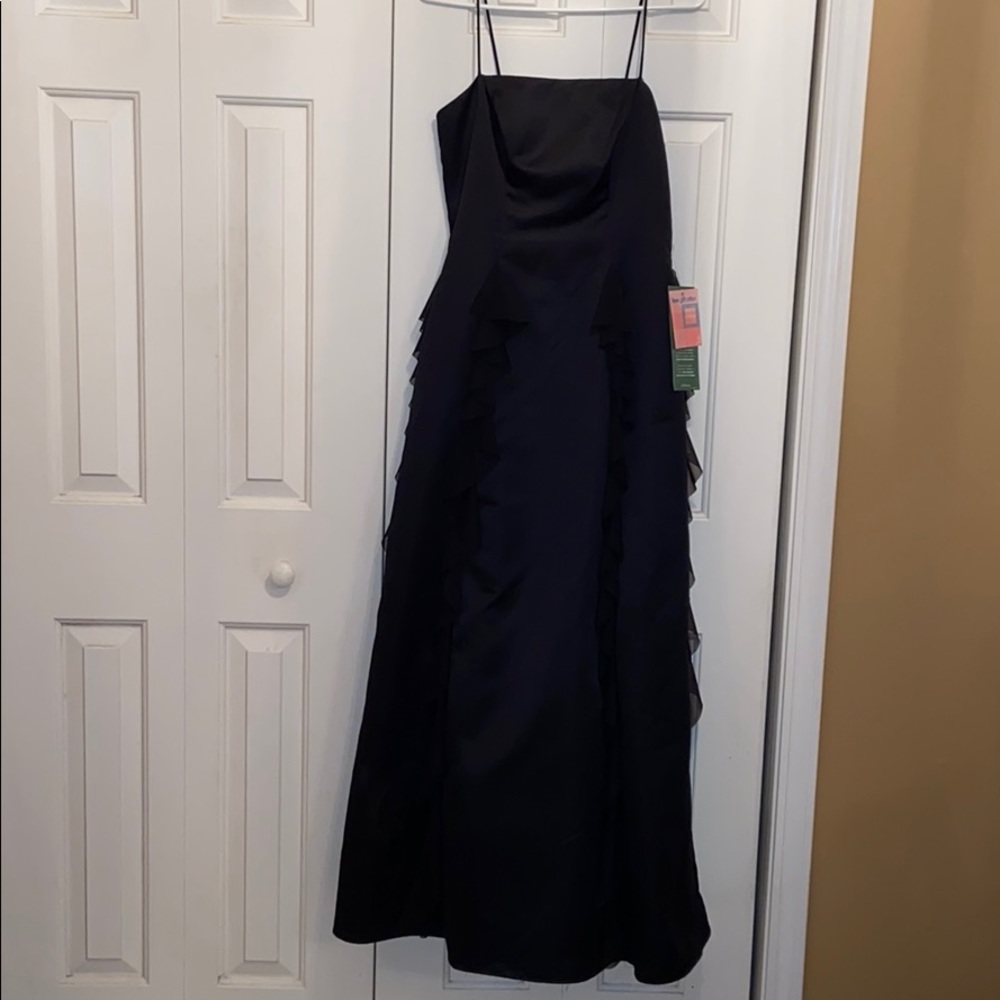 New Jump black prom wedding dress floor length